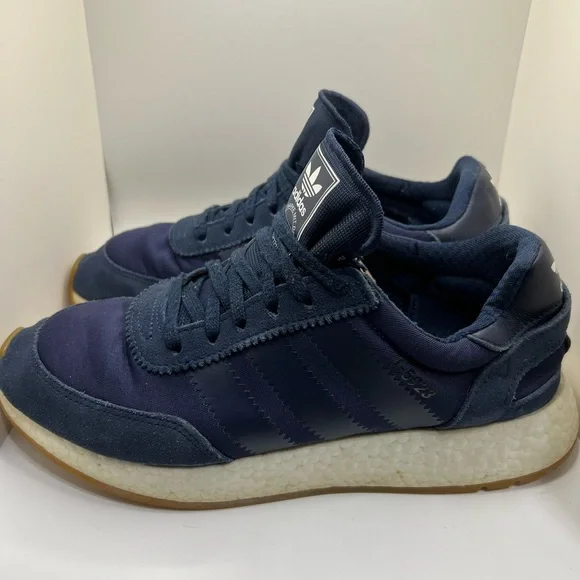 Adidas Iniki Boost - Navy with white - 8.5M - Picture 3 of 6